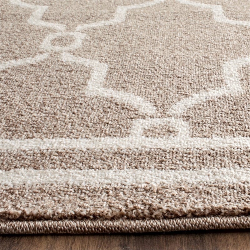 Safavieh Amherst 9' X 12' Power Loomed Rug in Wheat and Beige