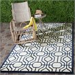 Safavieh Amherst 6' X 9' Power Loomed Rug in Ivory and Navy
