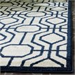 Safavieh Amherst 6' X 9' Power Loomed Rug in Ivory and Navy
