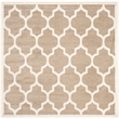Safavieh Amherst 9' Square Power Loomed Rug in Wheat and Beige