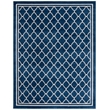 Safavieh Amherst 10' X 14' Power Loomed Rug in Navy and Beige