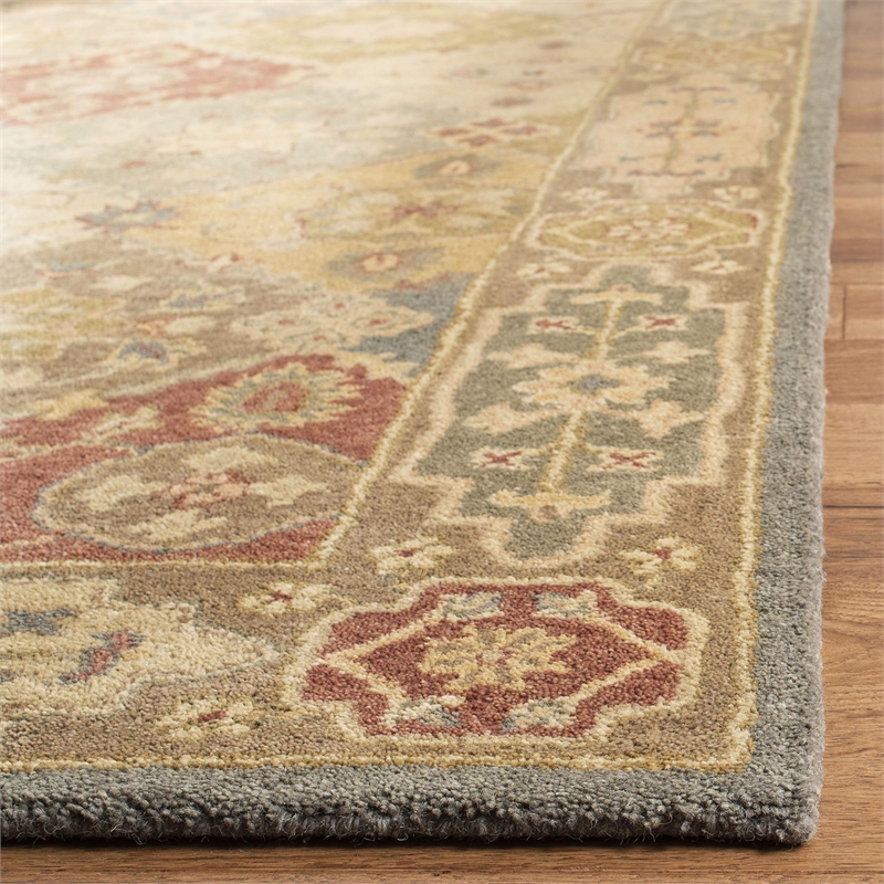 Safavieh Antiquity 12' X 18' Hand Tufted Wool Rug in and Beige