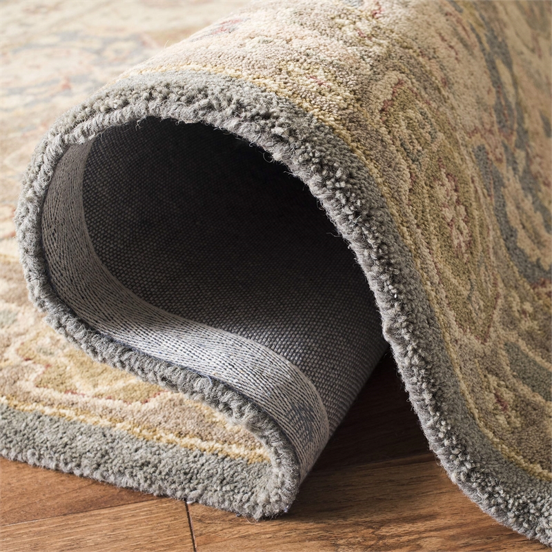 Safavieh Antiquity 12' X 18' Hand Tufted Wool Rug in and Beige
