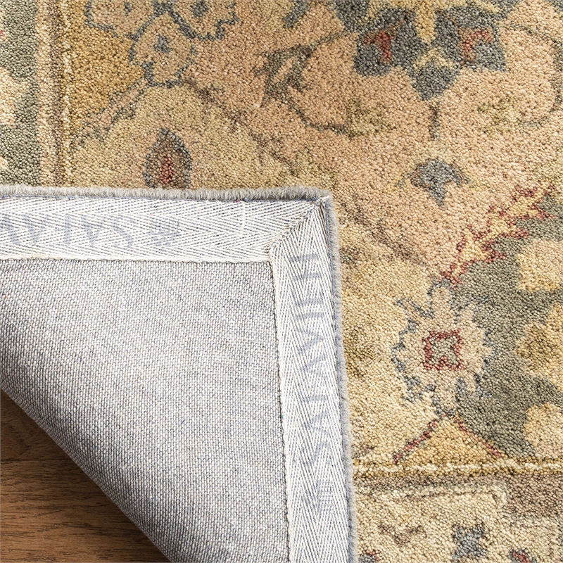 Safavieh Antiquity 12' X 18' Hand Tufted Wool Rug in and Beige