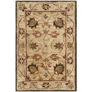 Safavieh Antiquity 2' X 3' Hand Tufted Wool Rug in Beige and Beige