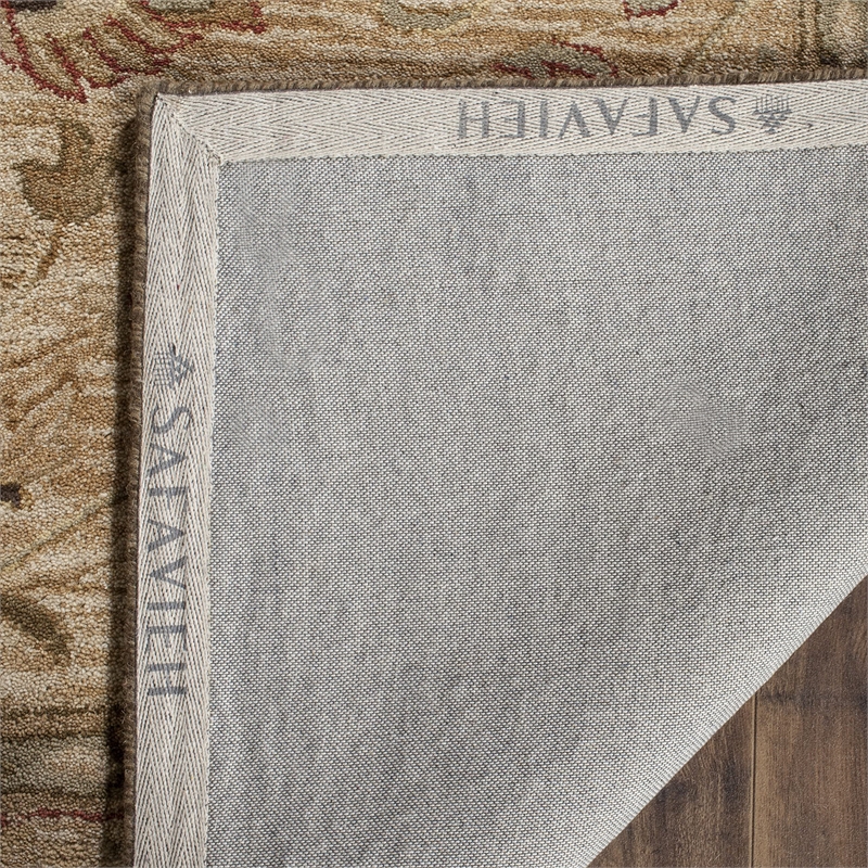 Safavieh Antiquity 4' X 6' Hand Tufted Wool Rug in Beige and Beige