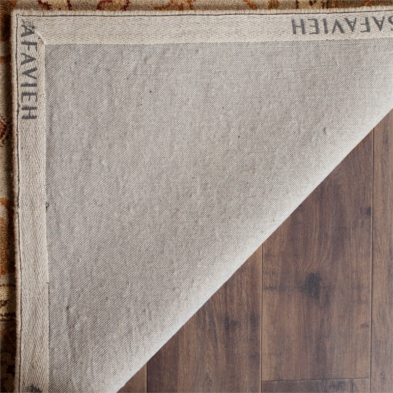 Safavieh Antiquity 4' X 6' Hand Tufted Wool Rug in Gray Beige and Sage