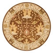 Safavieh Antiquity 3' X 5' Hand Tufted Wool Rug in Brown and Beige