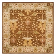 Safavieh Antiquity 3' X 5' Hand Tufted Wool Rug in Brown and Beige