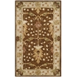 Safavieh Antiquity 4' X 6' Hand Tufted Wool Rug in Brown and Beige