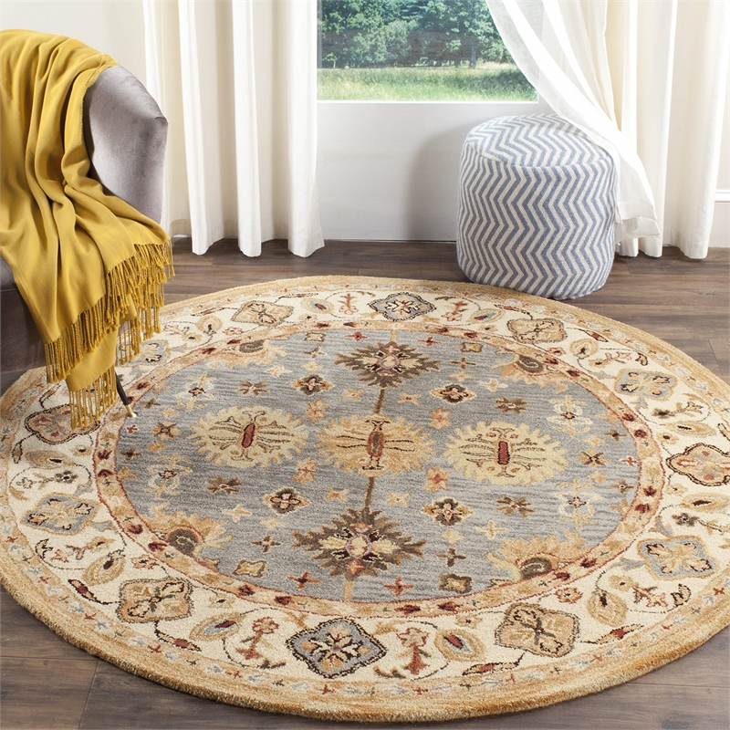 Safavieh Antiquity 6' Round Hand Tufted Wool Rug