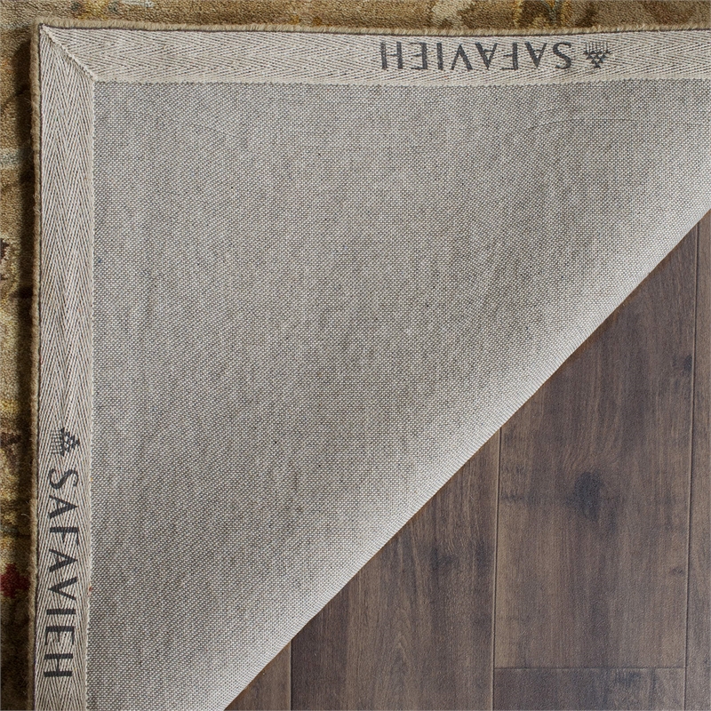 Safavieh Antiquity 5' X 8' Hand Tufted Wool Rug in Taupe and Beige