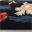 Safavieh Bella 4' X 6' Hand Tufted Wool Pile Rug in Black