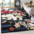 Safavieh Bella 4' X 6' Hand Tufted Wool Pile Rug in Black