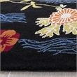 Safavieh Bella 6' X 9' Hand Tufted Wool Pile Rug in Black