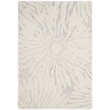 Safavieh Bella 4' X 6' Hand Tufted Wool Pile Rug in Silver and Ivory