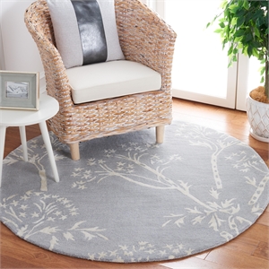 Safavieh Bella 5' Round Hand Tufted Wool Rug