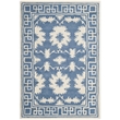 Safavieh Bella 4' X 6' Hand Tufted Wool Pile Rug in Blue and Ivory