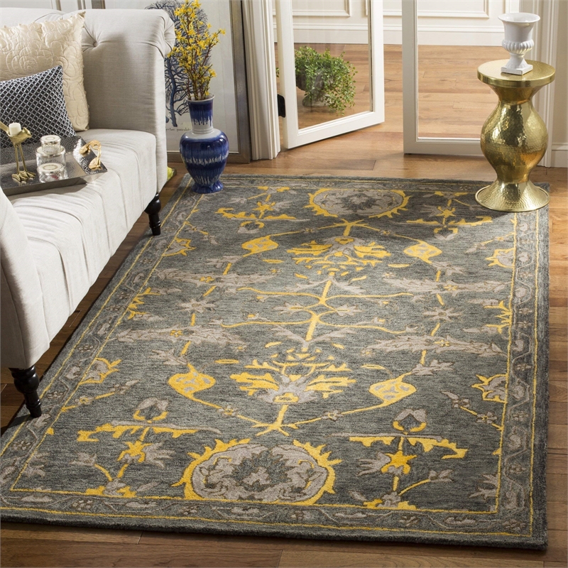 Safavieh Bella 5' Square Hand Tufted Wool Rug