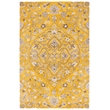 Safavieh Bella 4' X 6' Hand Tufted Wool Pile Rug in Gold and Taupe