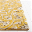 Safavieh Bella 6' X 9' Hand Tufted Wool Pile Rug in Gold and Taupe