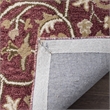 Safavieh Bella 5' Square Hand Tufted Wool Rug in Rose and Taupe
