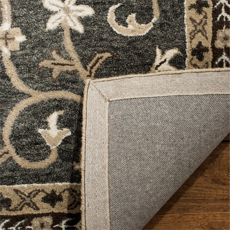 Safavieh Bella 8' X 10' Hand Tufted Wool Rug in Taupe and Light Gray