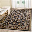 Safavieh Blossom 4' X 6' Hand Hooked Wool Rug in Navy
