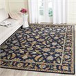 Safavieh Blossom 4' X 6' Hand Hooked Wool Rug in Navy