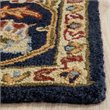 Safavieh Blossom 5' X 8' Hand Hooked Wool Rug in Navy