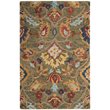 Safavieh Blossom 4' X 6' Hand Hooked Wool Rug in Green