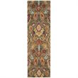 Safavieh Blossom 4' X 6' Hand Hooked Wool Rug in Green