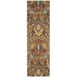 Safavieh Blossom 5' X 8' Hand Hooked Wool Rug in Green