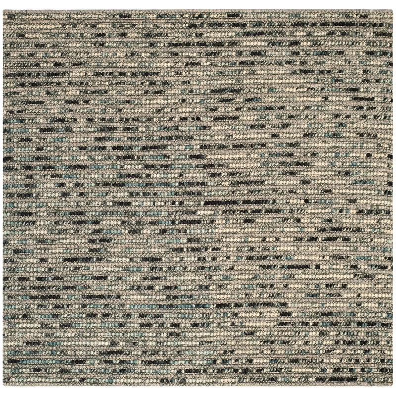Safavieh Bohemian 10' Square Hand Woven Rug in Gray