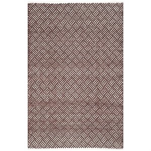 Safavieh Boston 2'3&quot X 7' Hand Woven Cotton Pile Rug in Brown