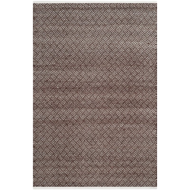 Safavieh Boston 3' X 5' Hand Woven Cotton Pile Rug in Brown
