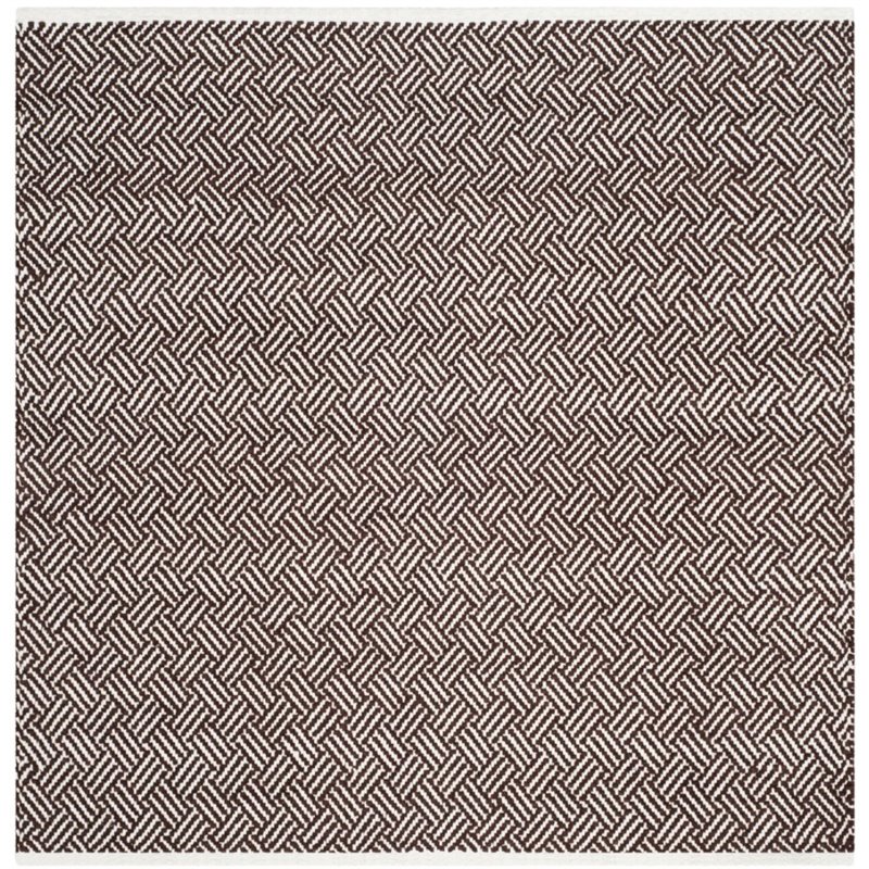 Safavieh Boston 3' X 5' Hand Woven Cotton Pile Rug in Brown