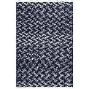 Safavieh Boston 2'3&quot X 9' Hand Woven Cotton Pile Rug in Navy