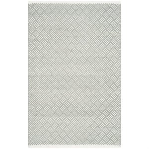 Safavieh Boston 2'3&quot X 7' Hand Woven Cotton Pile Rug in Gray