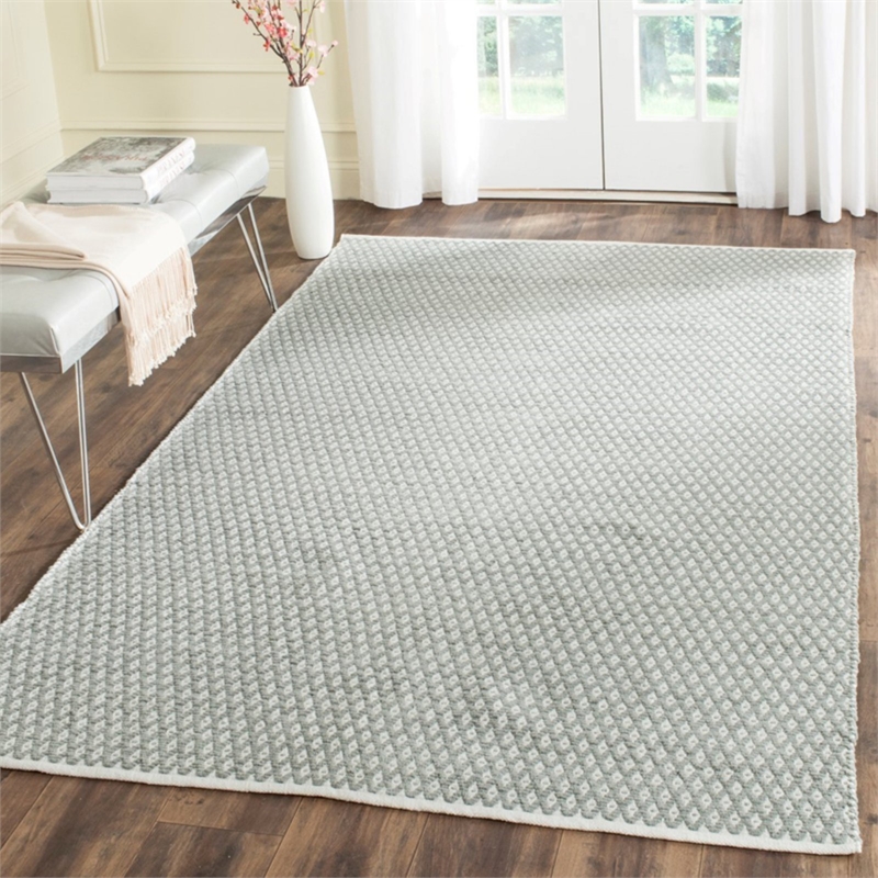 Safavieh Boston 9' X 12' Hand Woven Cotton Pile Rug in Orange