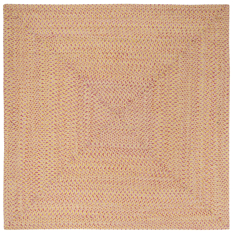 Safavieh Braided 6' Square Hand Woven Cotton Pile Rug