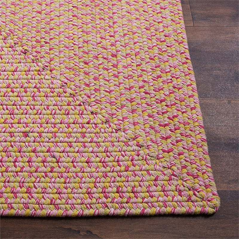 Safavieh Braided 6' Square Hand Woven Cotton Pile Rug