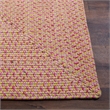 Safavieh Braided 6' Square Hand Woven Cotton Pile Rug