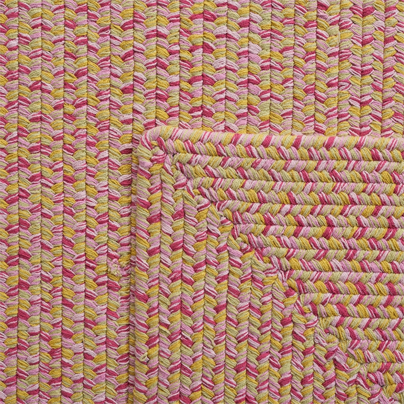 Safavieh Braided 6' Square Hand Woven Cotton Pile Rug
