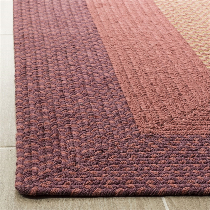 Safavieh Braided 4' X 6' Hand Woven Cotton Pile Rug