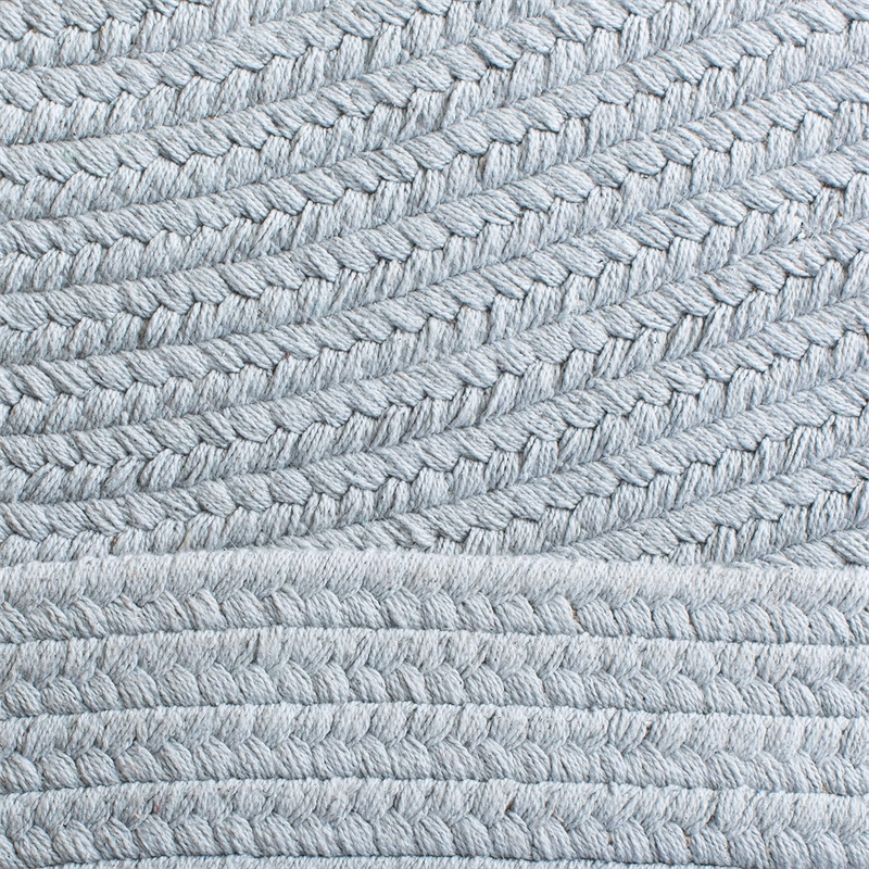 Safavieh Braided 9' X 12' Oval Hand Woven Cotton Rug in Light Blue