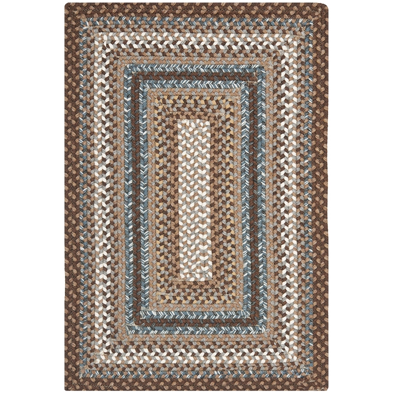 Safavieh Braided 2' X 3' Hand Woven Polypropylene Rug in Brown