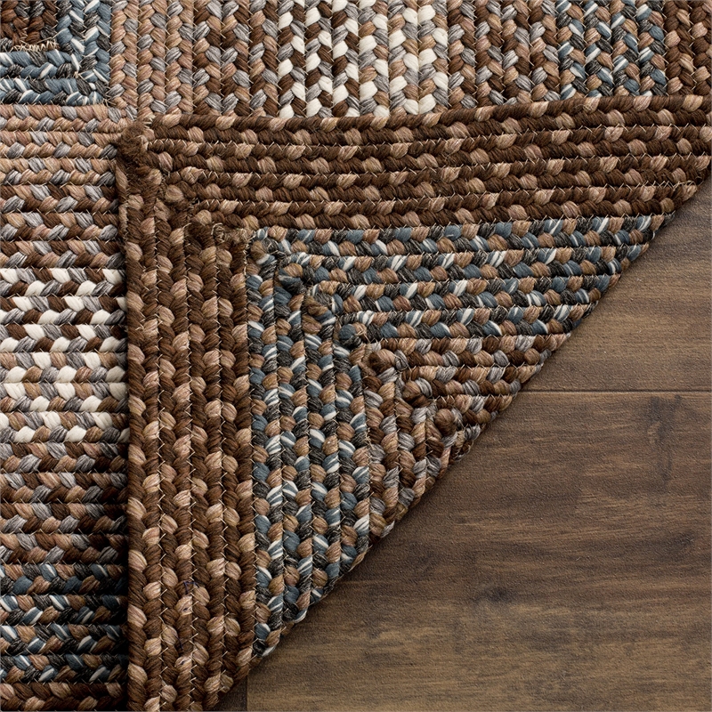 Safavieh Braided 2' X 3' Hand Woven Polypropylene Rug in Brown