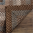 Safavieh Braided 2' X 3' Hand Woven Polypropylene Rug in Brown