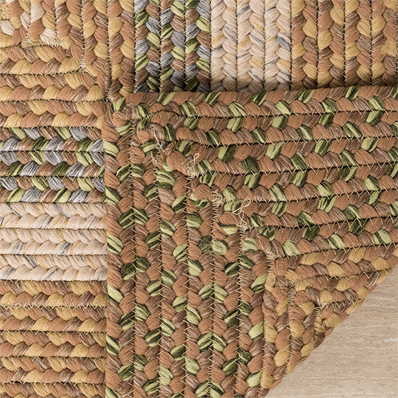 Safavieh Braided 2' X 3' Hand Woven Polypropylene Rug in Tan